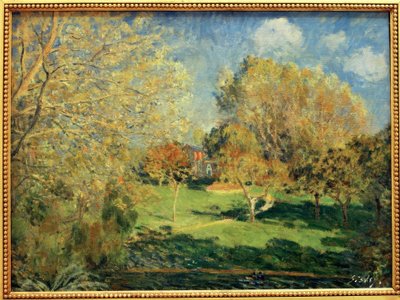 Il giardino Hoschede da Alfred Sisley